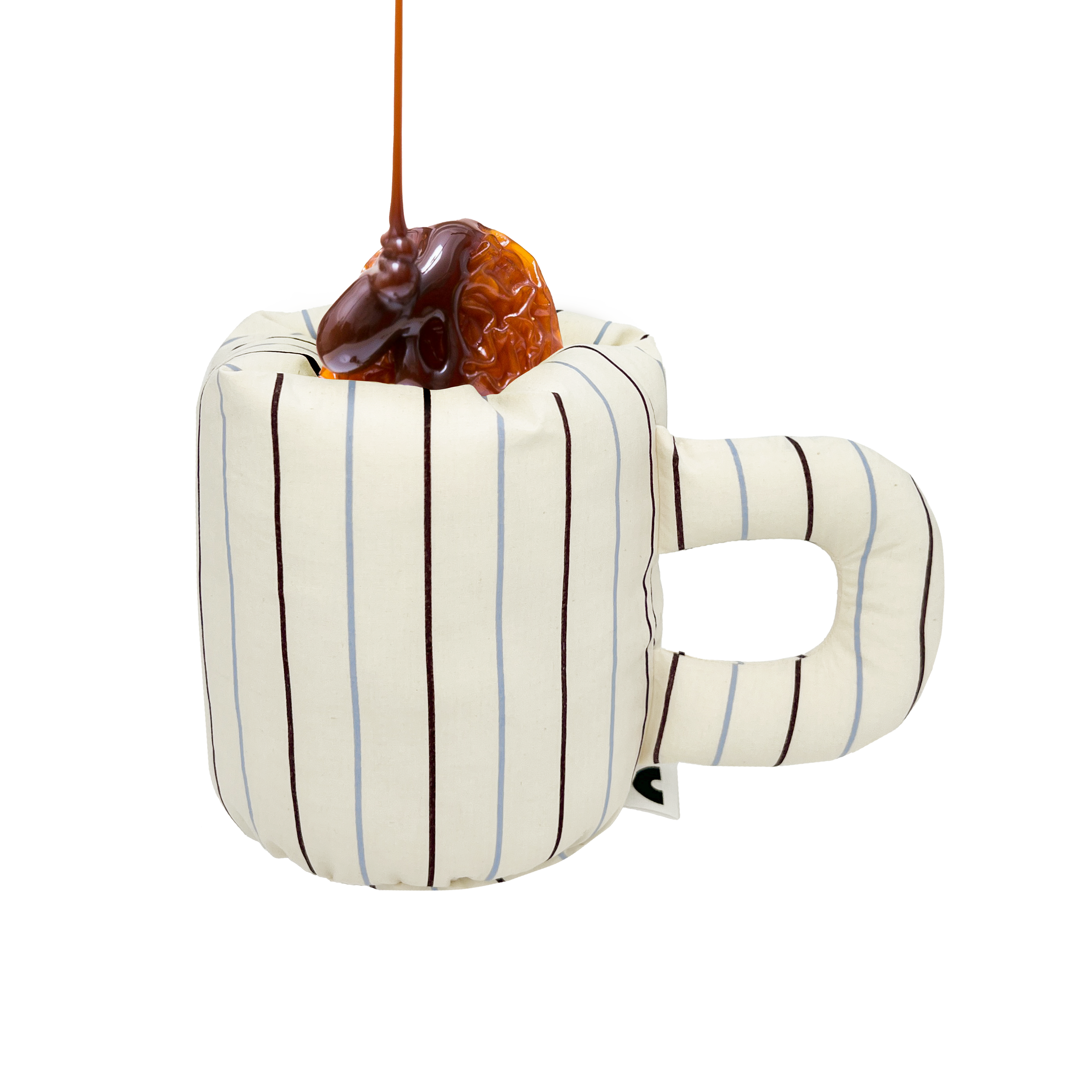 Merge Bubble Mug 泡泡馬克杯 - 米咖條紋