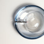 V.VLT SELECT｜圓玻線香盤 - 冰藍