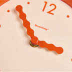 貝果靜音掛鐘 - 橘