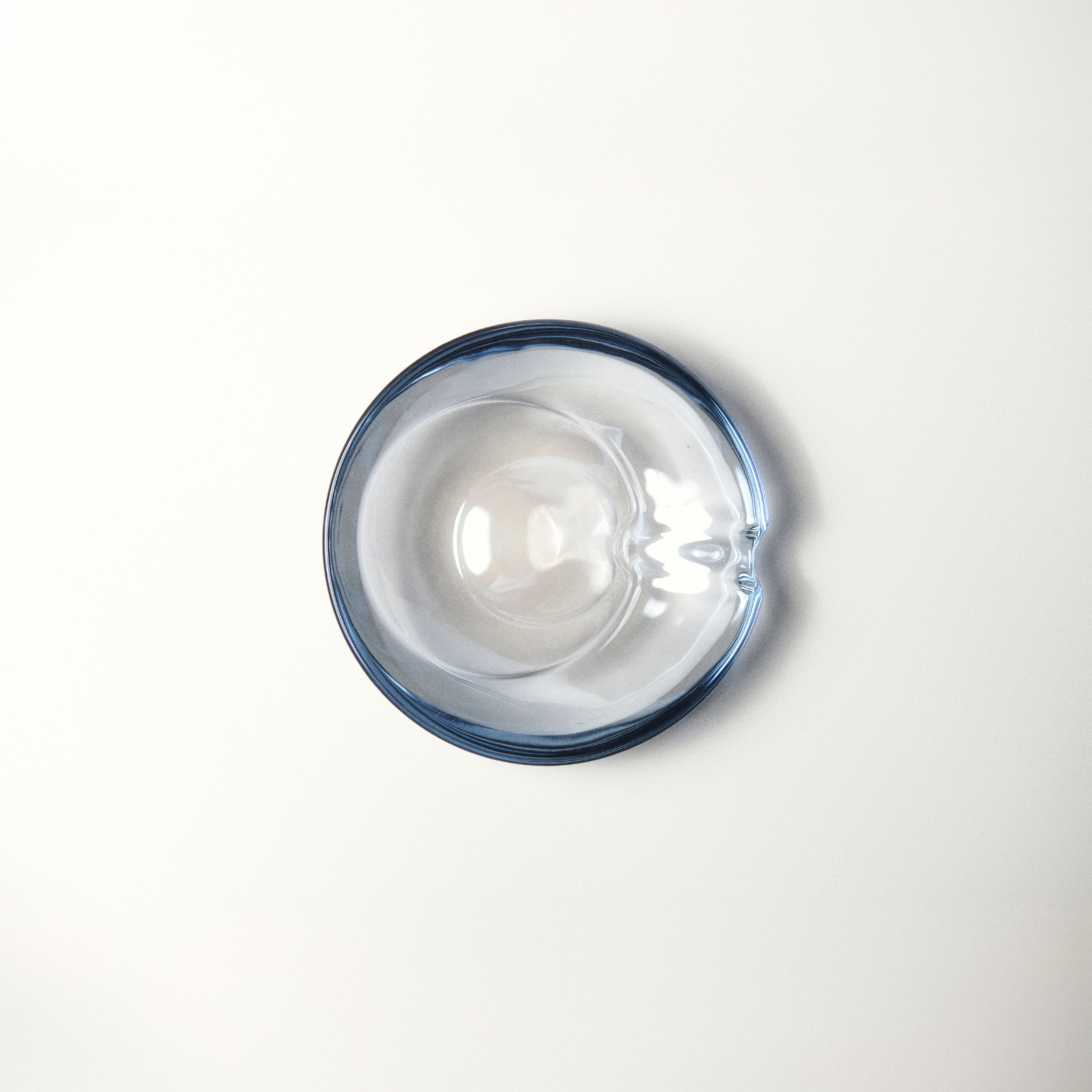 V.VLT SELECT｜圓玻線香盤 - 冰藍