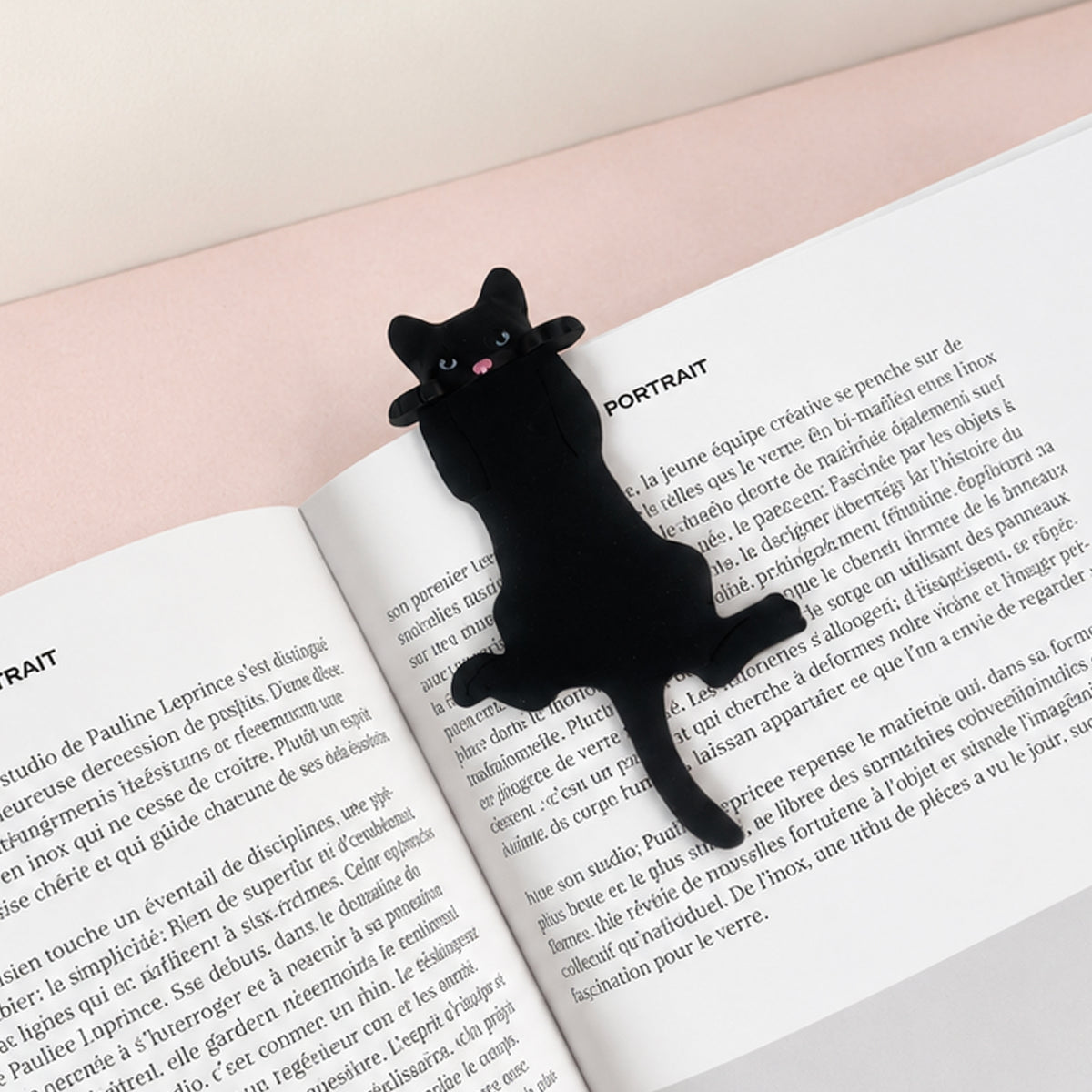 HELIO FERRETTI｜立體動物書籤 - 黑貓