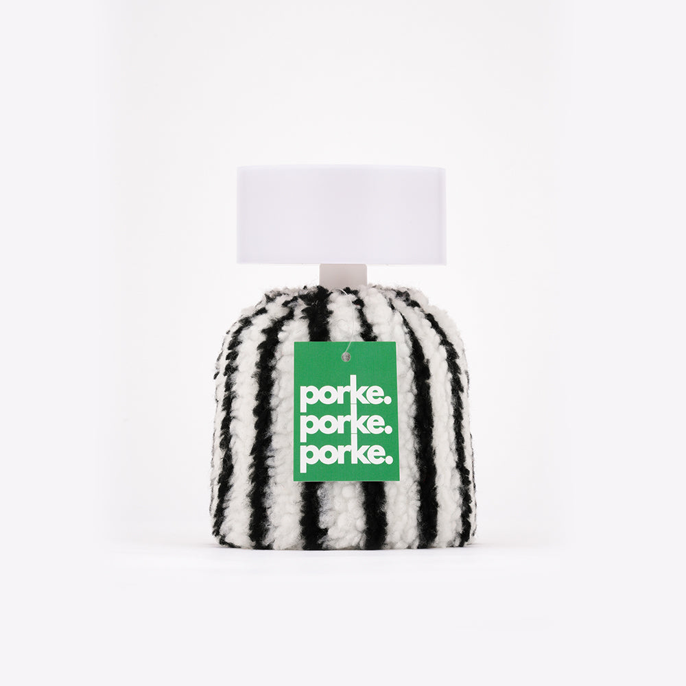 porke.｜Mini Lighting 毛絨拍拍燈 - Graphite