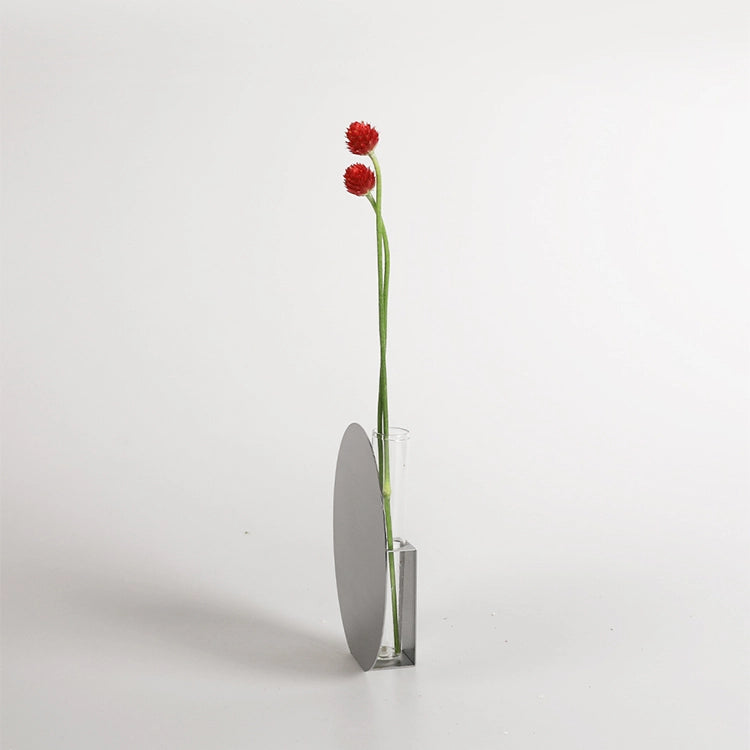 GREENWAYCOURT｜Bank Vase 不鏽鋼圓形花瓶