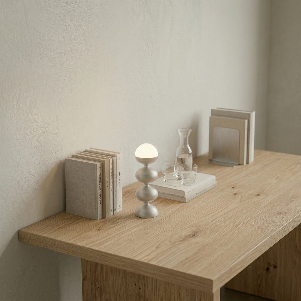 GREENWAYCOURT｜Pimlico Portable Lamp 復古無線桌燈 - Sliver
