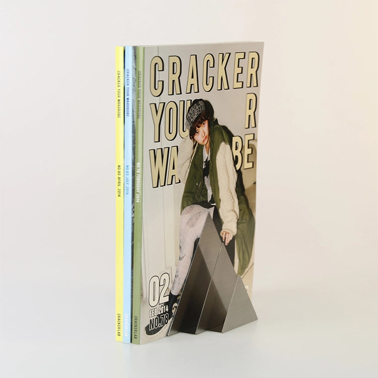 GREENWAYCOURT｜Eye Bookend 不銹鋼幾何書架 / 書擋 02