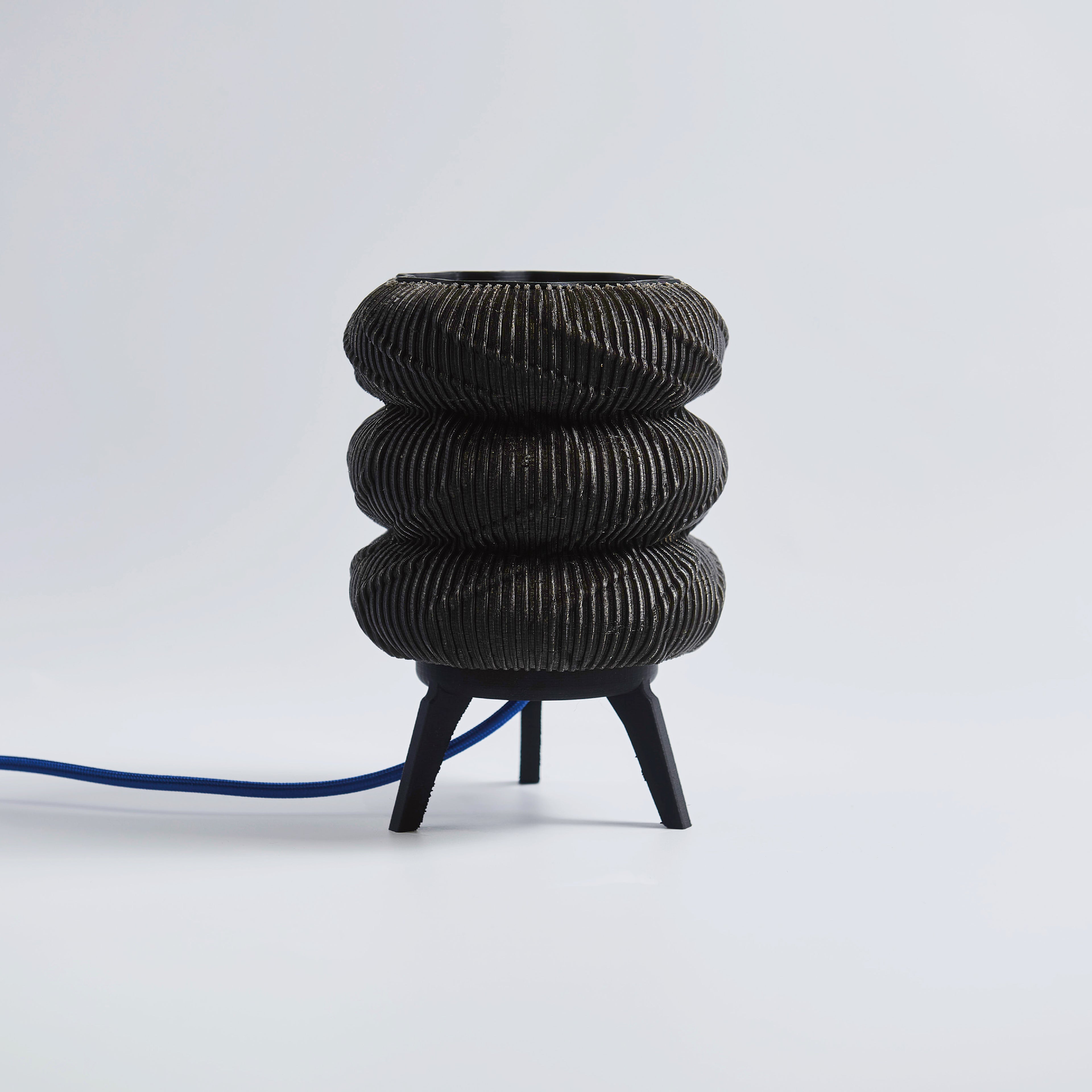 AWG LAB｜波紋光影燈 - 曜石黑