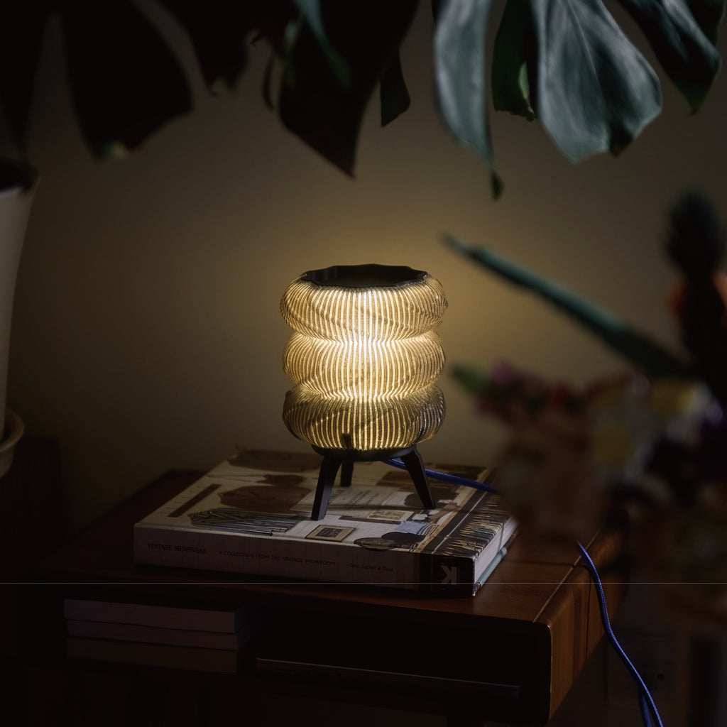 AWG LAB｜波紋光影燈 - 曜石黑