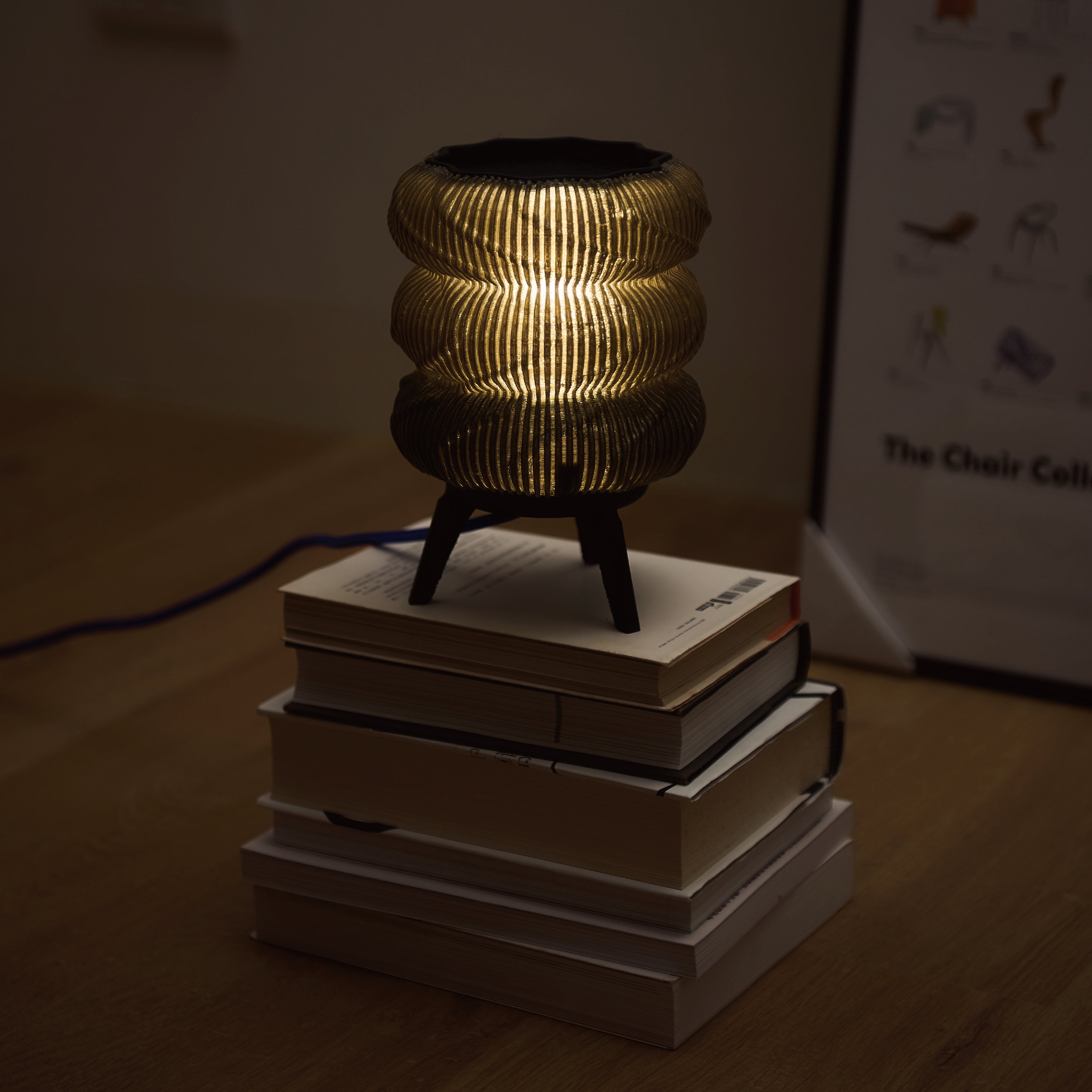 AWG LAB｜波紋光影燈 - 曜石黑