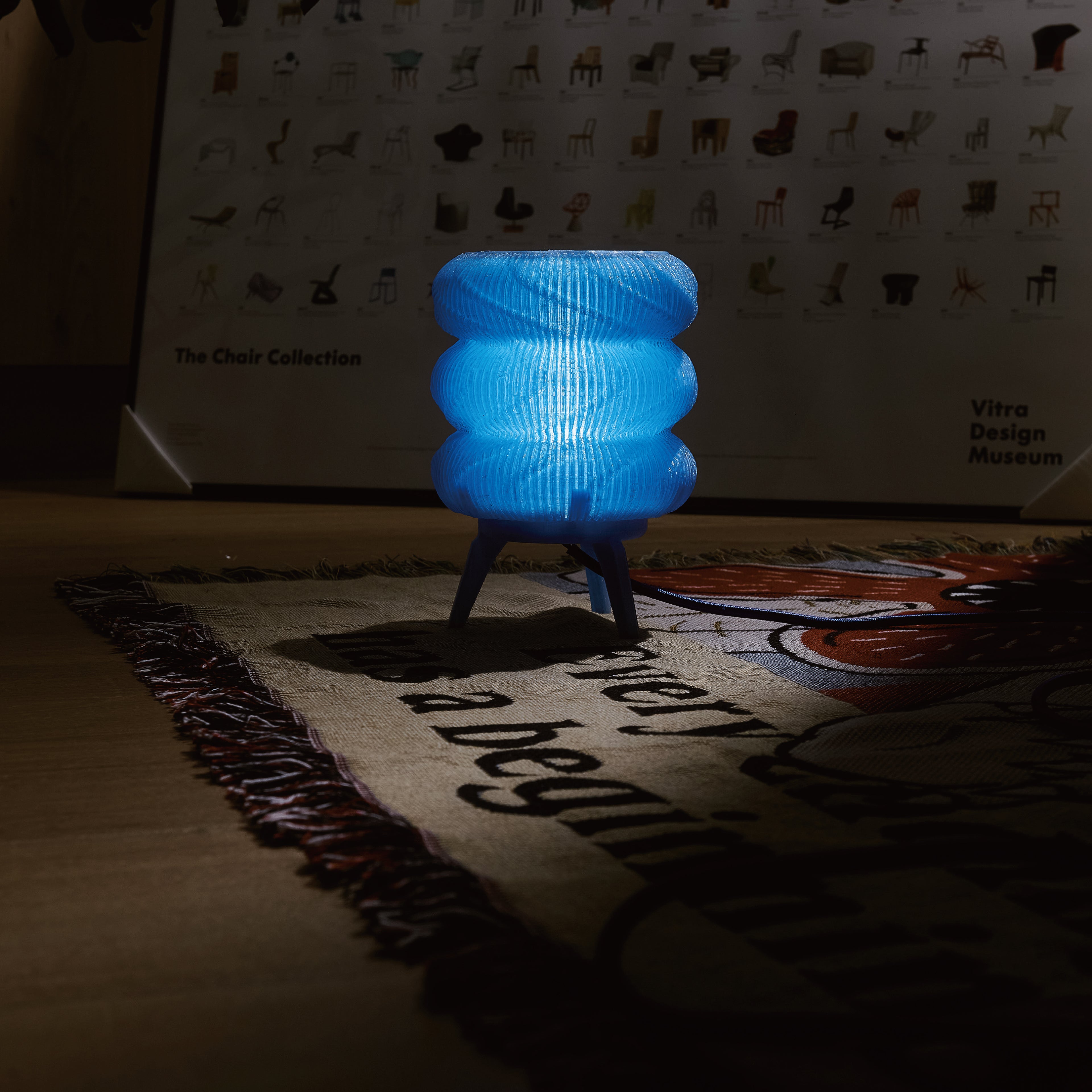 AWG LAB｜波紋光影燈 - 太空藍