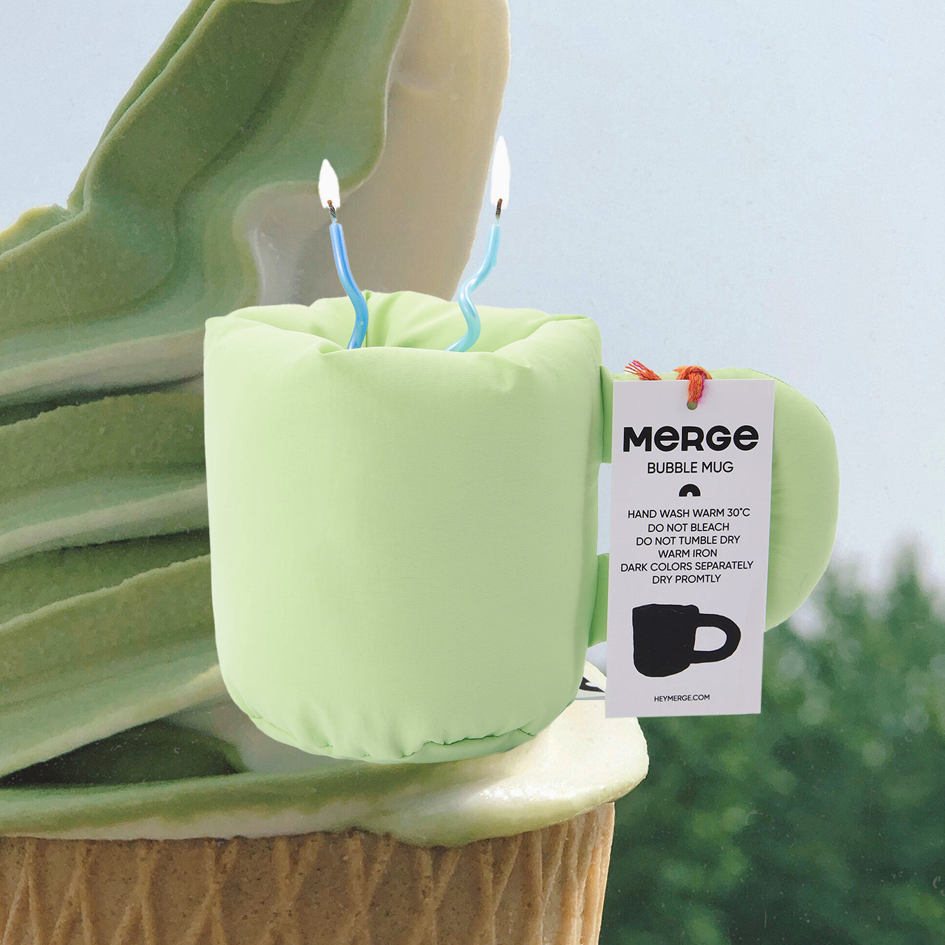 Merge｜Bubble Mug 泡泡馬克杯 - 青蘋果綠