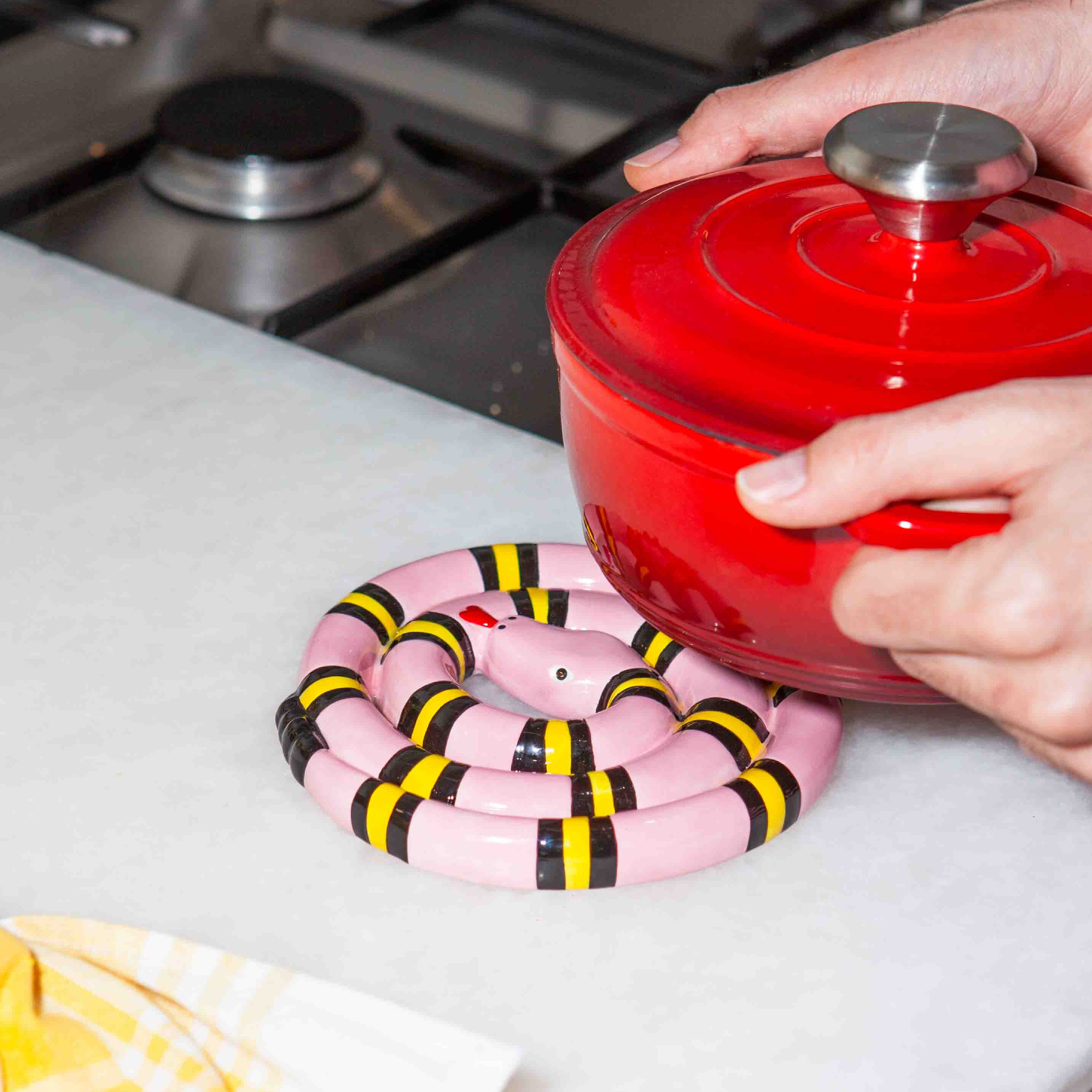 DOIY｜Snake Trivet 靈蛇陶瓷隔熱墊