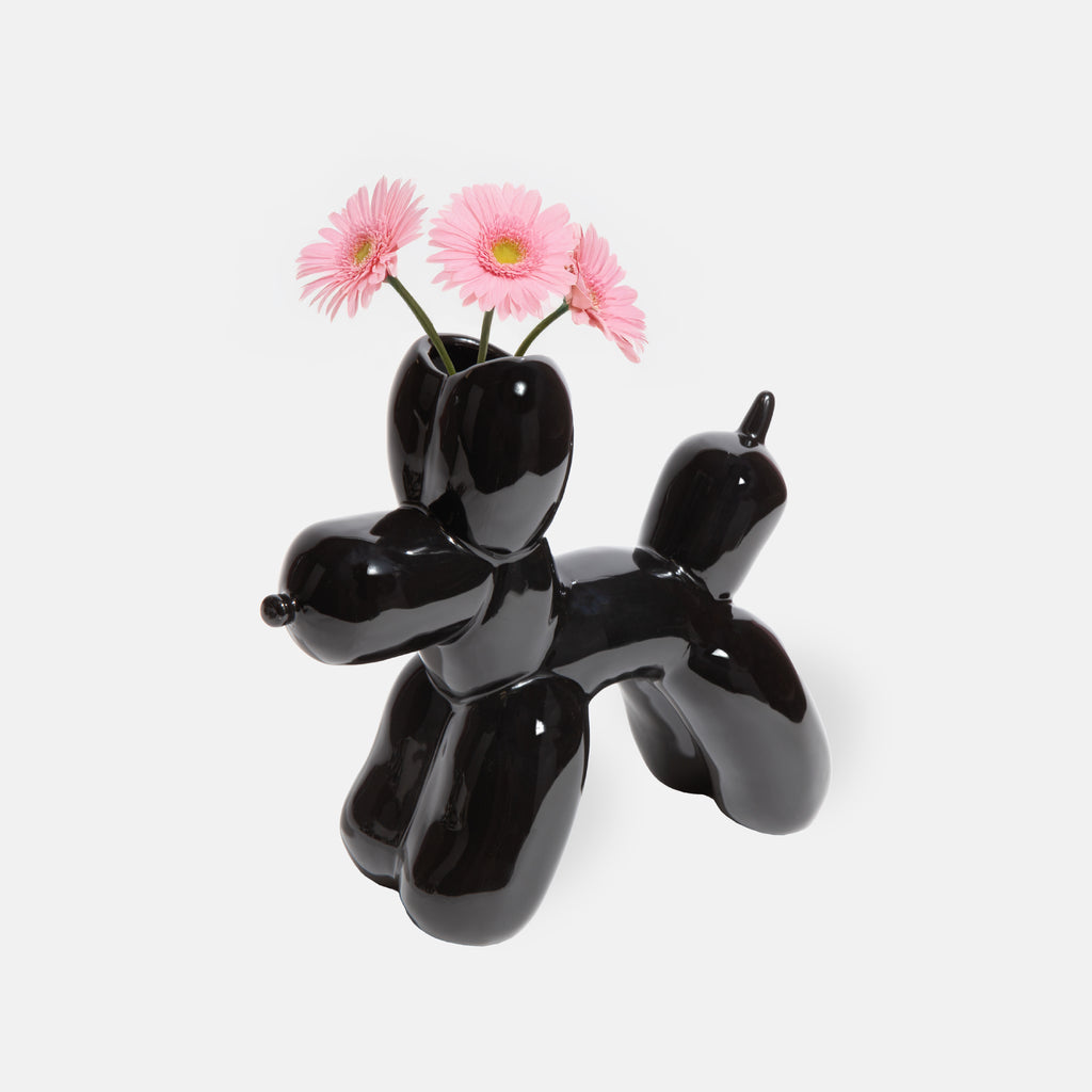 DOIY｜氣球狗花瓶 - Black