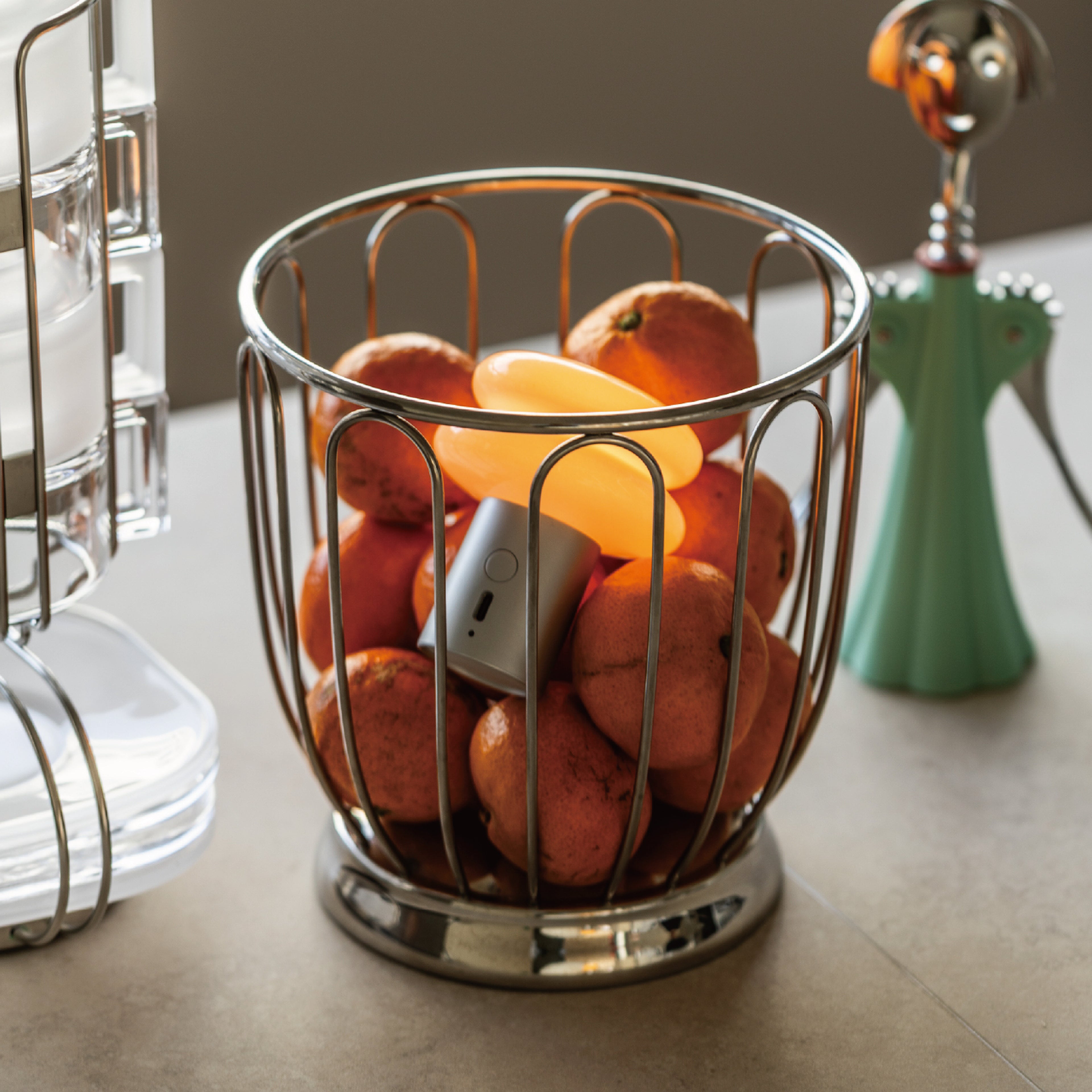 ILKW｜SNOWMAN 8 寶寶版雪人燈 - 金屬白