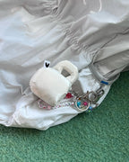 MERGE｜Espresso Mug 泡泡馬克杯吊飾 - Pajamas Night / 霧霾藍條紋