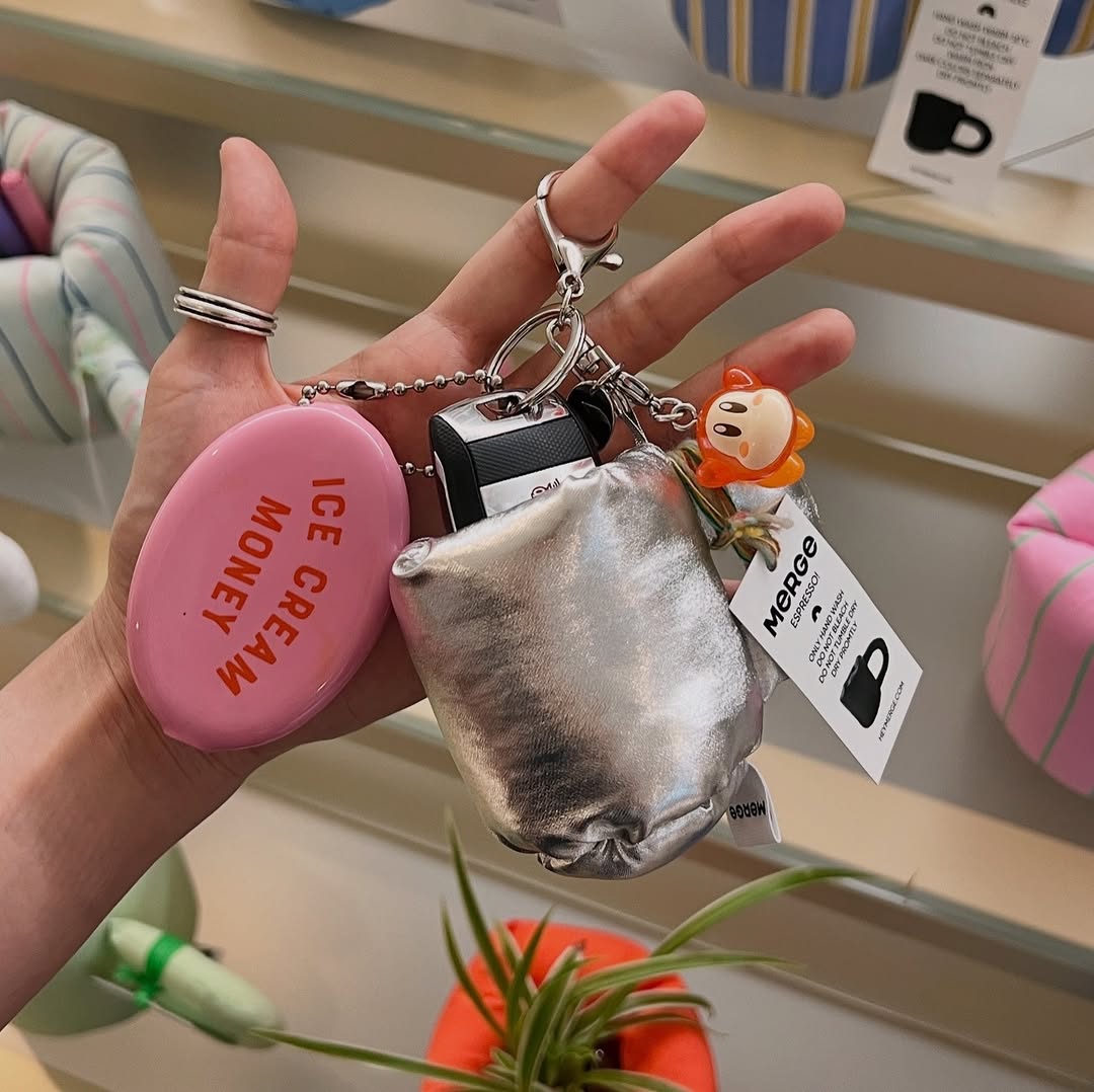 MERGE｜Espresso Mug 泡泡馬克杯吊飾 - Shining / 銀色