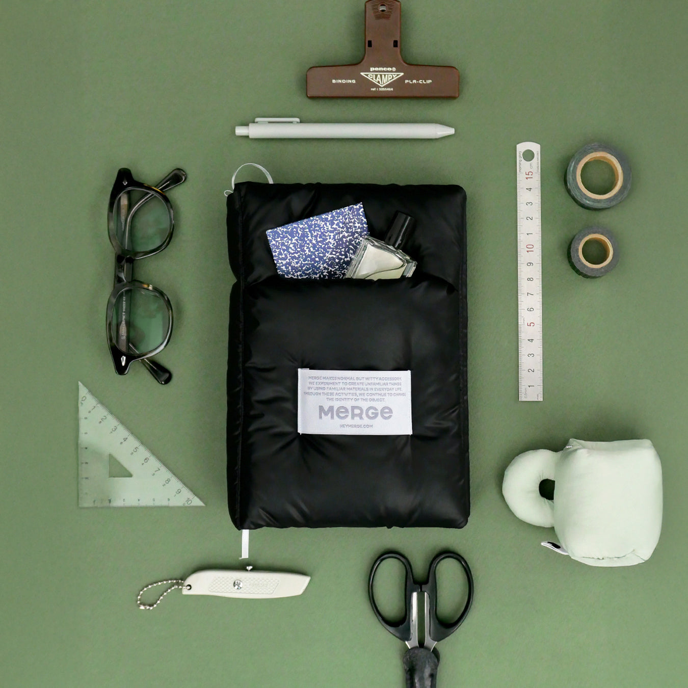 MERGE｜Snug Book Cover 雲朵書套 - Black / 黑