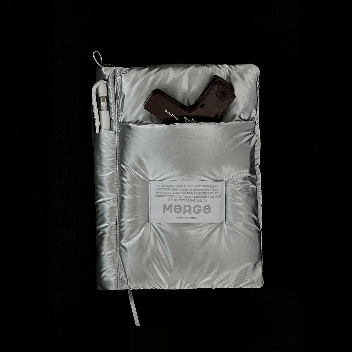 MERGE｜Snug Book Cover 雲朵書套 - Fog Silver / 銀