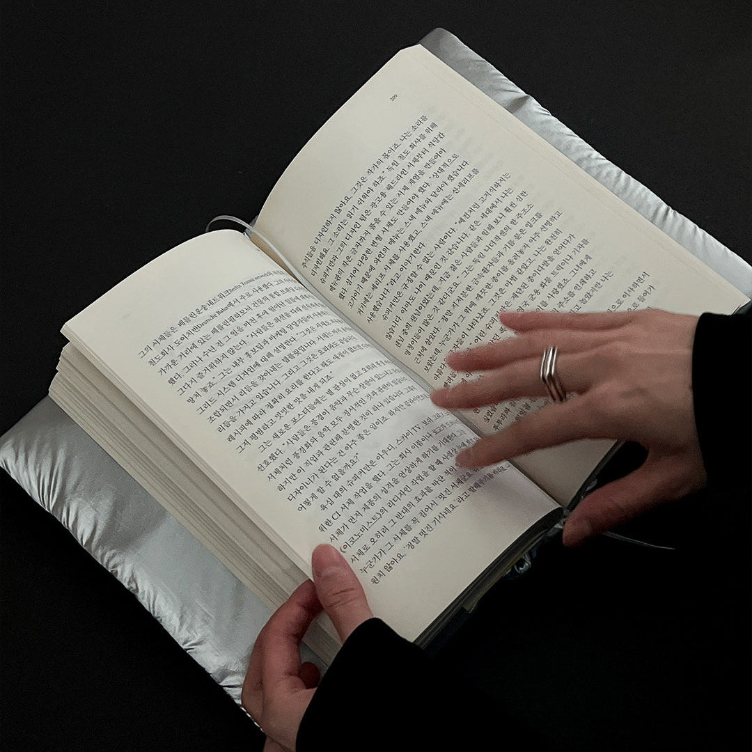 MERGE｜Snug Book Cover 雲朵書套 - Fog Silver / 銀