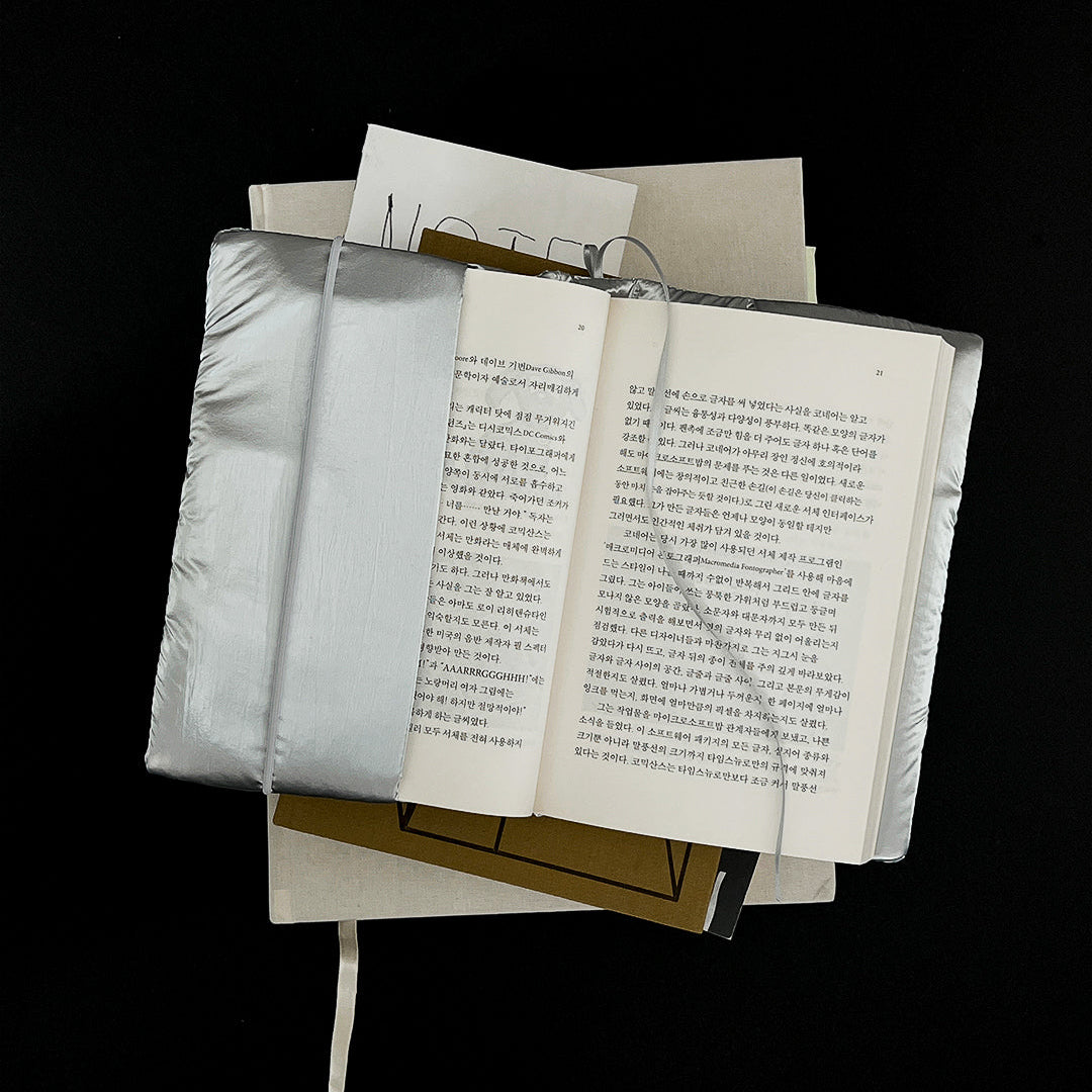 MERGE｜Snug Book Cover 雲朵書套 - Fog Silver / 銀