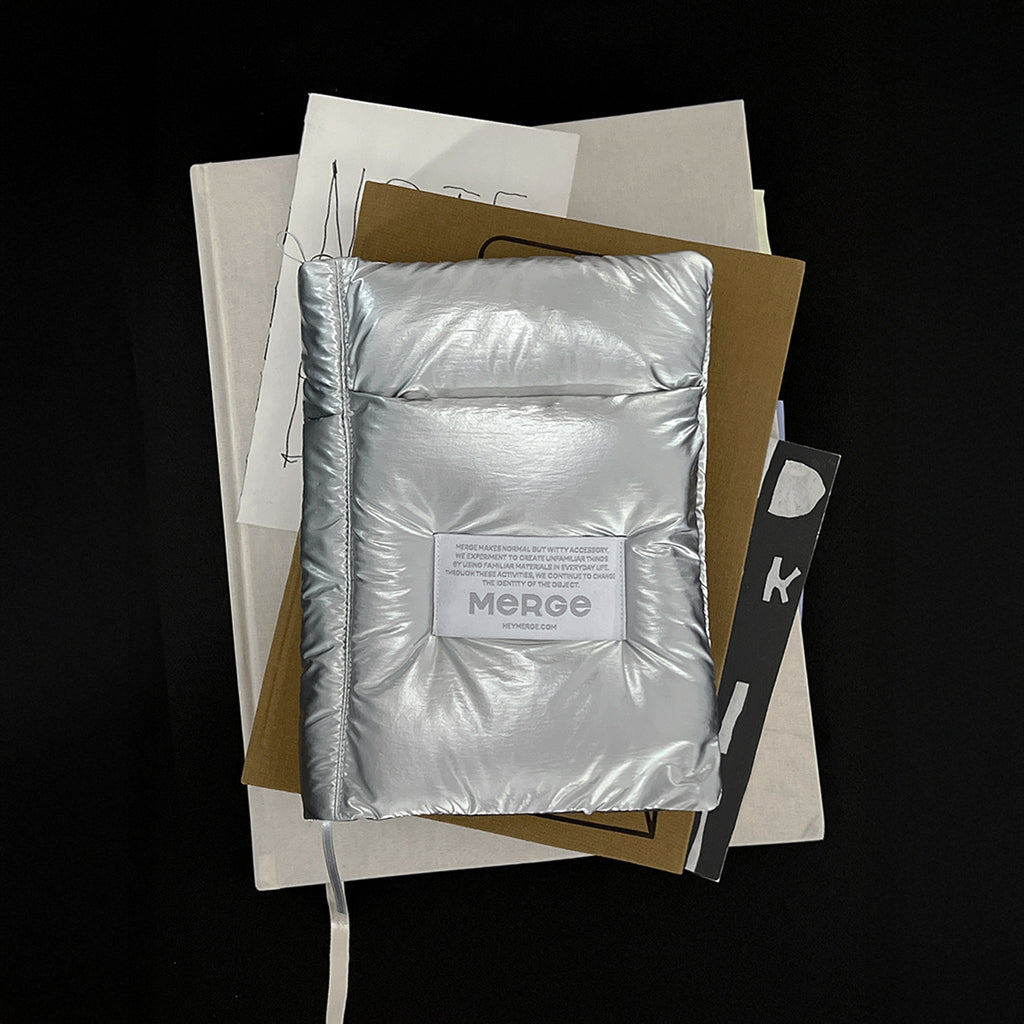 MERGE｜Snug Book Cover 雲朵書套 - Fog Silver / 銀