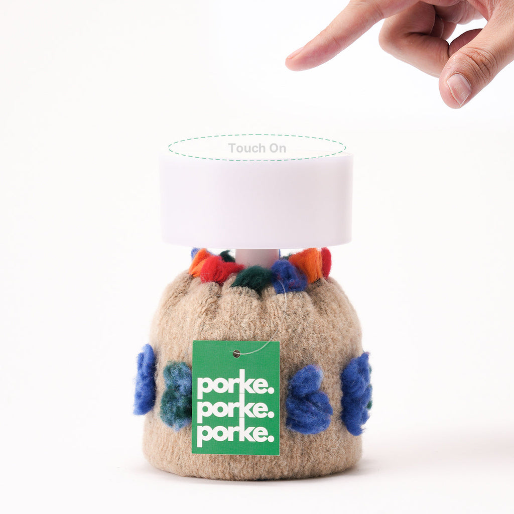 porke.｜Mini Lighting 毛絨拍拍燈 - Antique