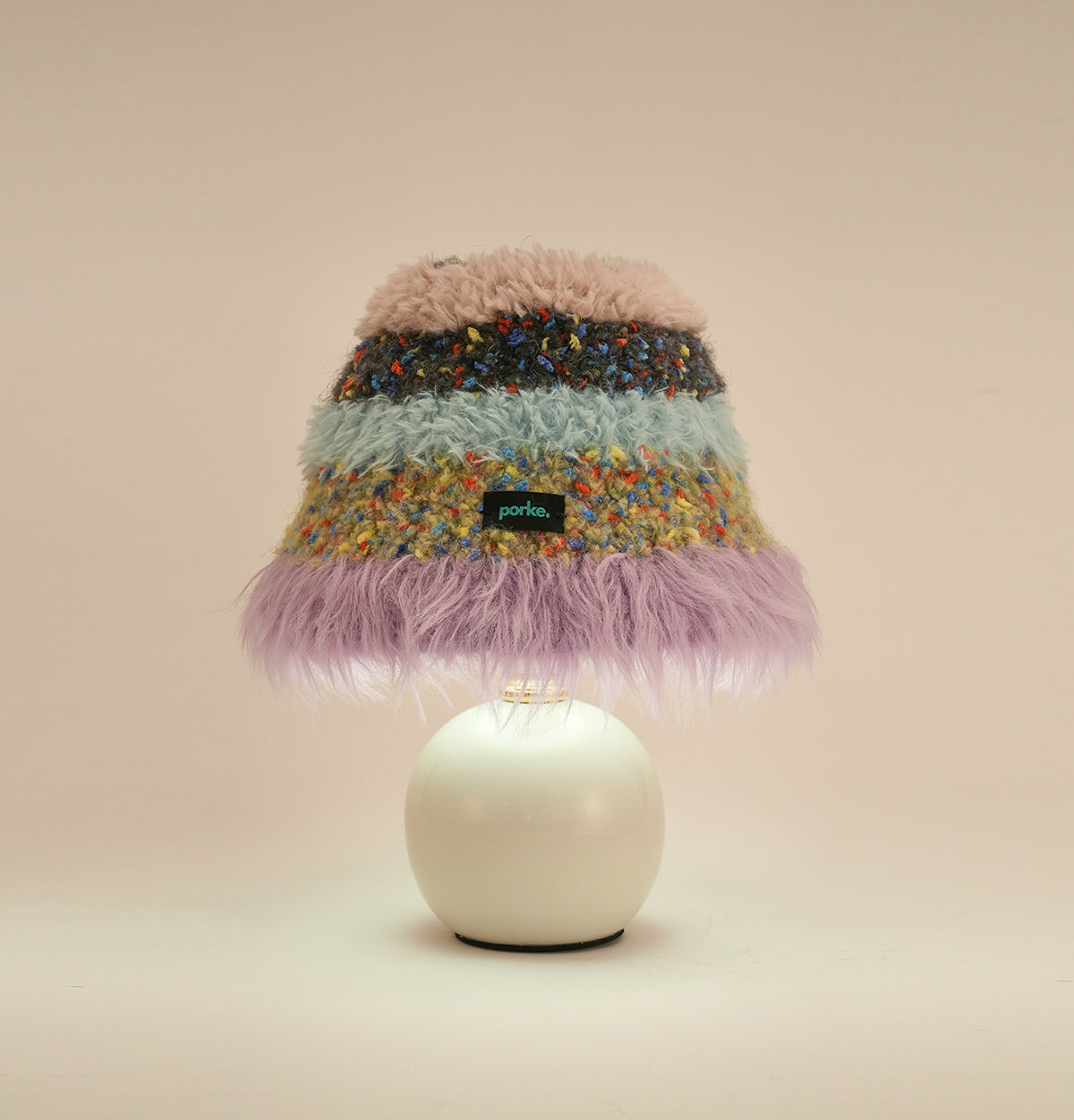 porke.｜Full Lighting 編織圓帽陶瓷桌燈 - Bueno