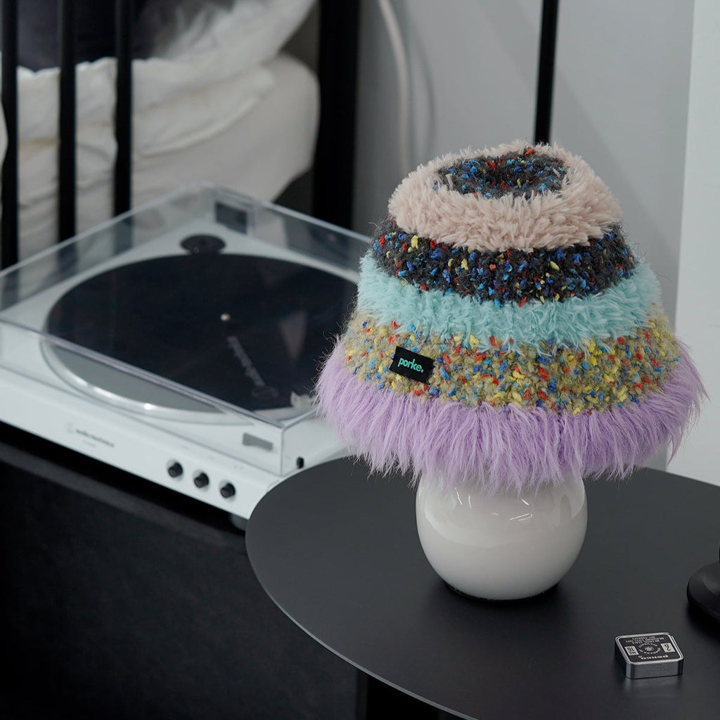 porke.｜Full Lighting 編織圓帽陶瓷桌燈 - Bueno