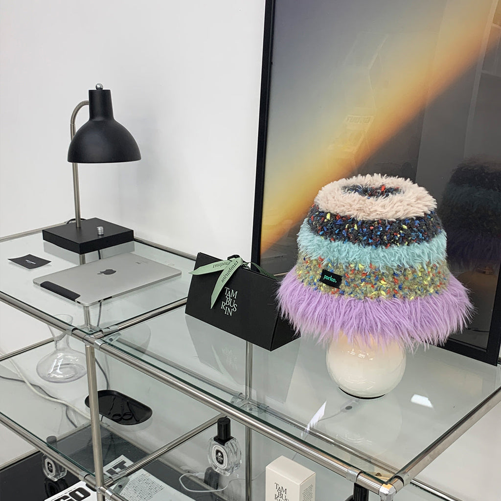 porke.｜Full Lighting 編織圓帽陶瓷桌燈 - Bueno