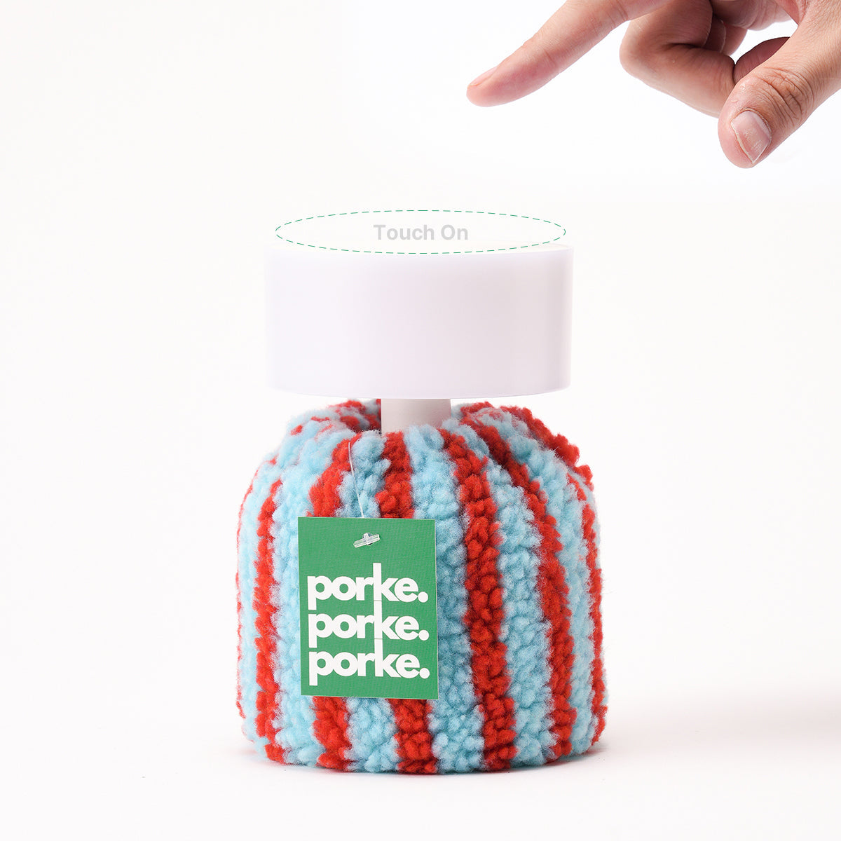 porke.｜Mini Lighting 毛絨拍拍燈 - Candy