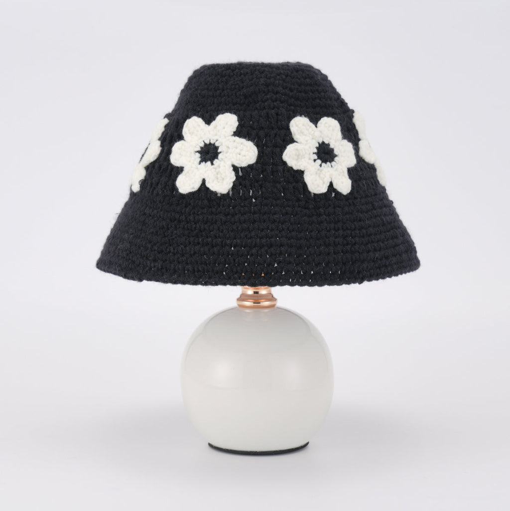 porke.｜Full Lighting 編織圓帽陶瓷桌燈 - Flor