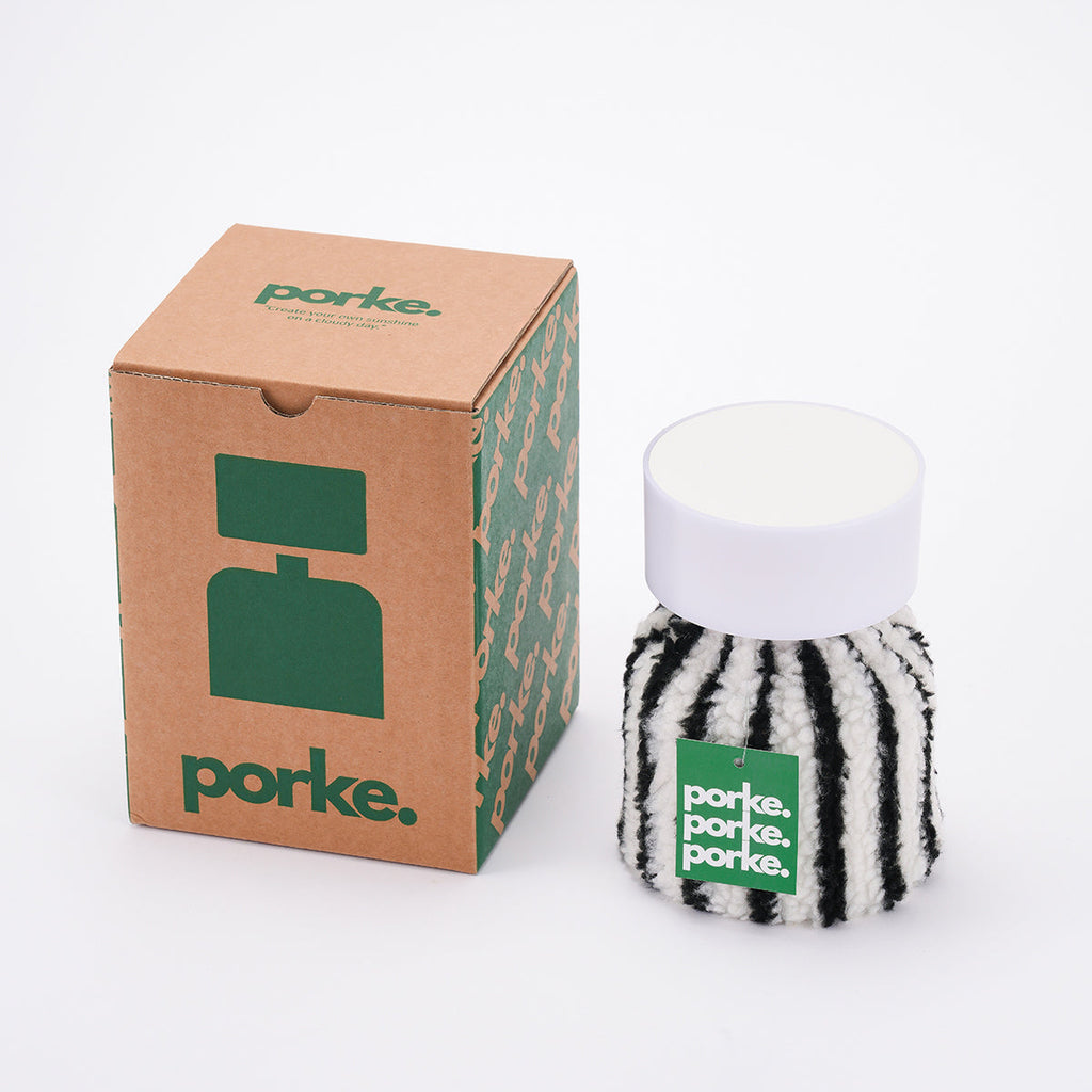 porke.｜Mini Lighting 毛絨拍拍燈 - Graphite