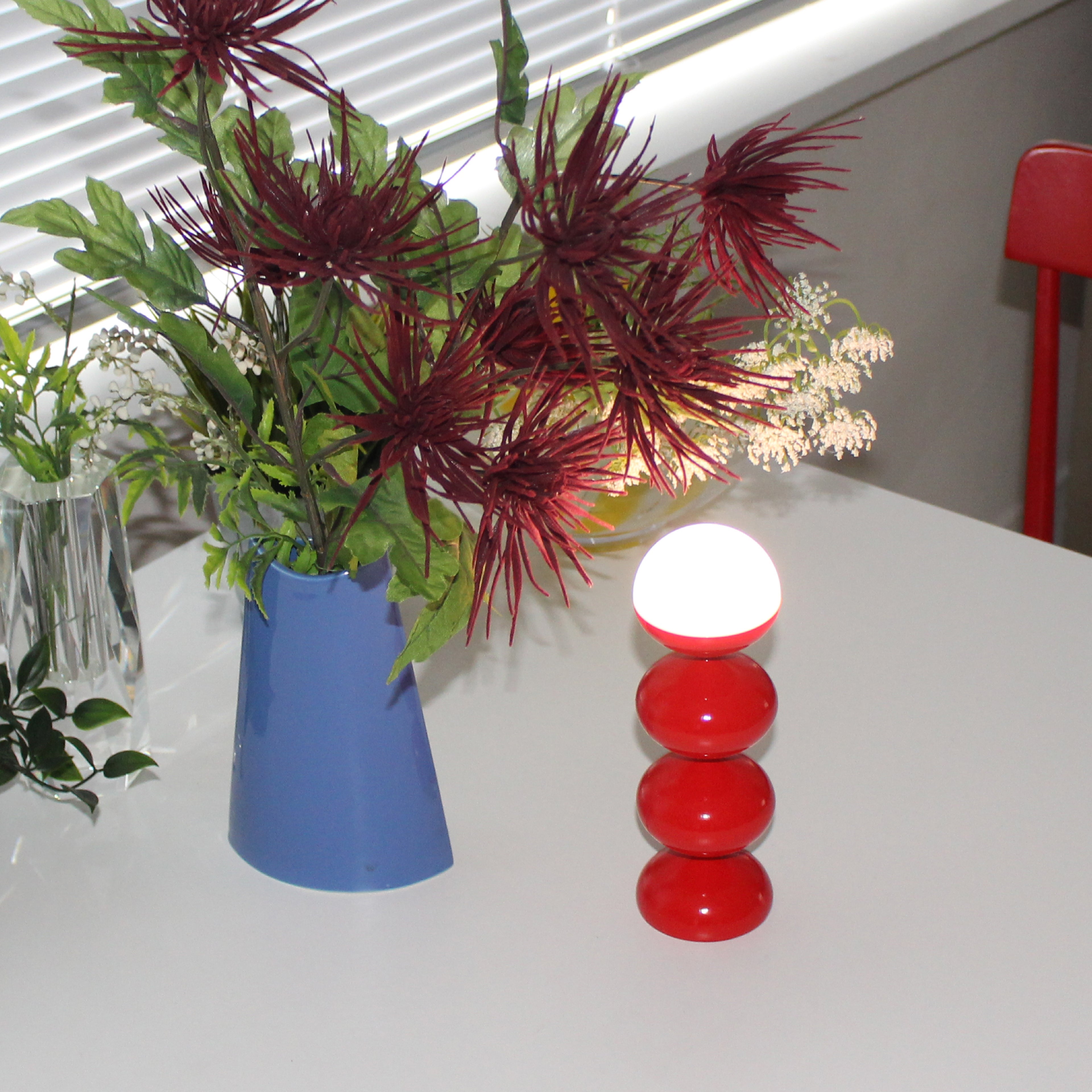 GREENWAYCOURT｜Pimlico Portable Lamp 復古無線桌燈 - Red