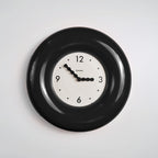 貝果靜音掛鐘 - 橘