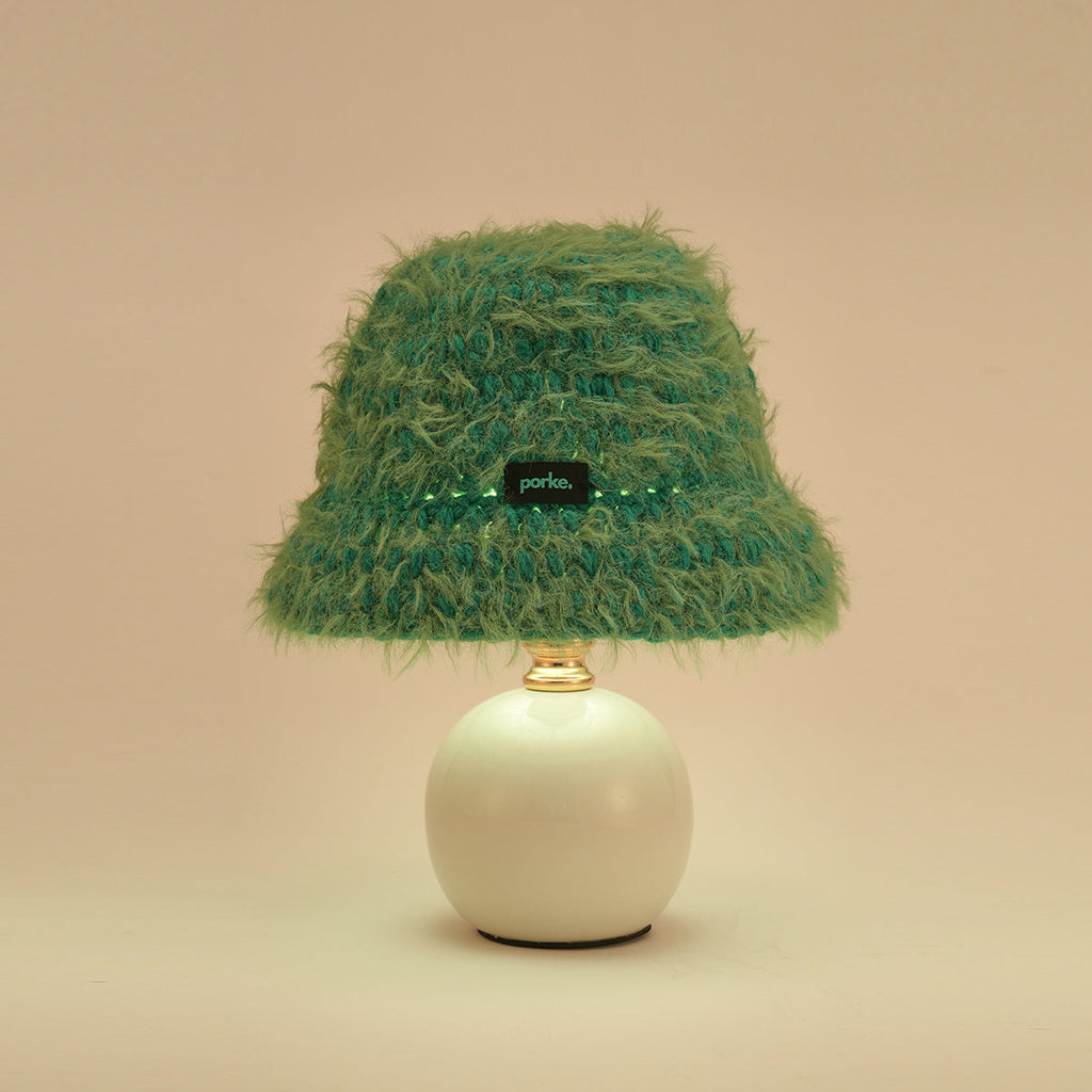 porke.｜Full Lighting 編織圓帽陶瓷桌燈 - Merece
