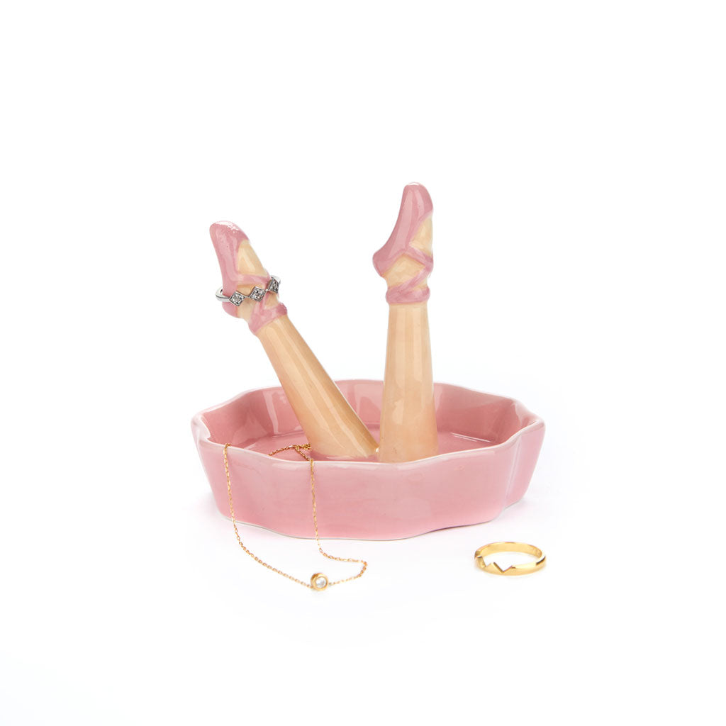 Balvi｜Happy Legs 腿部陶瓷飾品盤 - 芭雷舞鞋