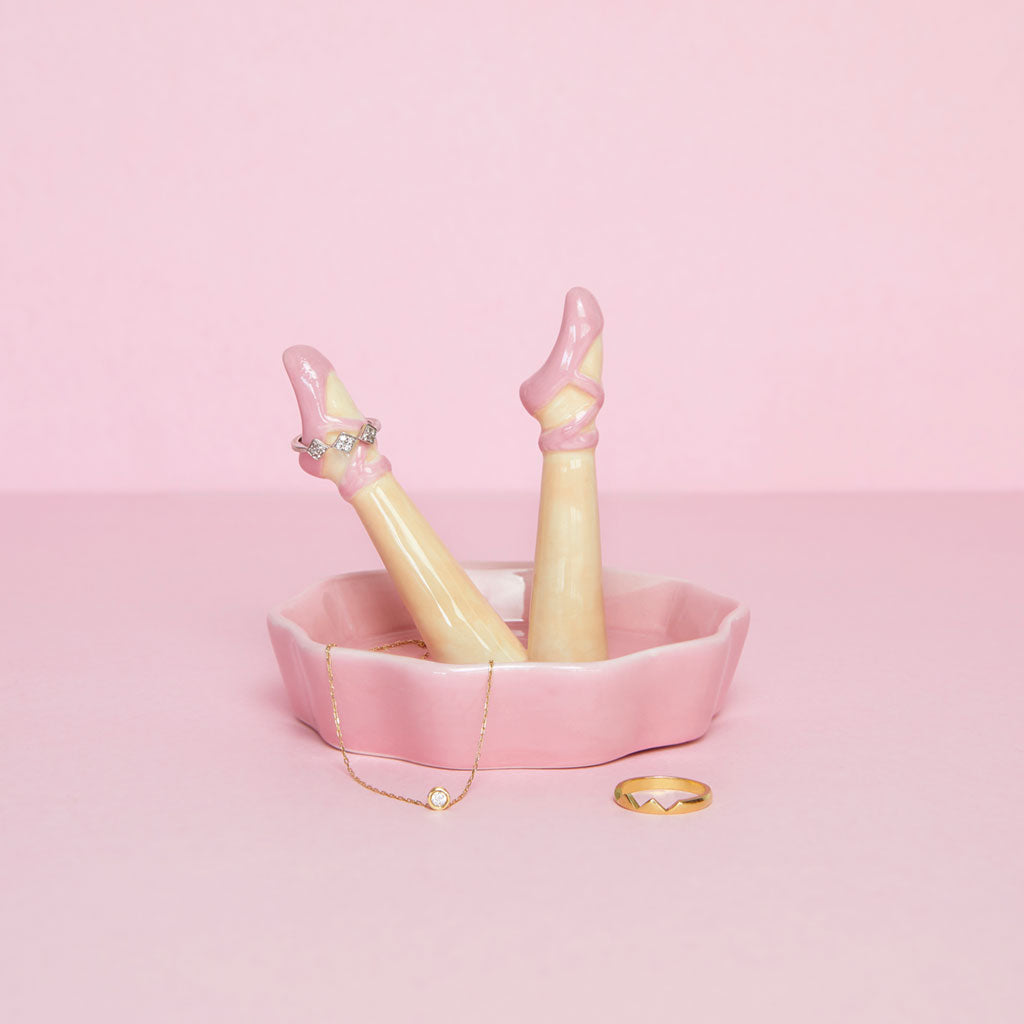 Balvi｜Happy Legs 腿部陶瓷飾品盤 - 芭雷舞鞋
