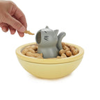 Balvi｜Hungry 系列 動物雙層陶瓷點心碗 - 小貓