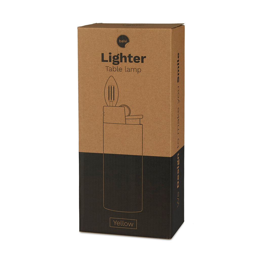 Balvi｜Lighter 打火機桌燈 - 黃