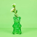 Balvi｜小熊軟糖玻璃花瓶 - 綠