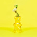 Balvi｜小熊軟糖玻璃花瓶 - 黃