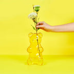 Balvi｜小熊軟糖玻璃花瓶 - 黃