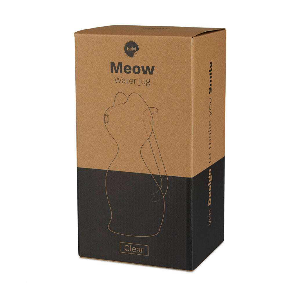 Balvi｜Meow 貓咪玻璃冷水壺 (1L)