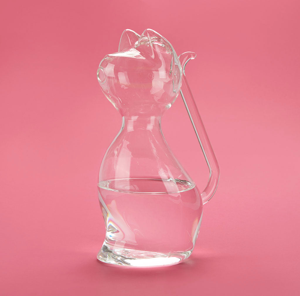 Balvi｜Meow 貓咪玻璃冷水壺 (1L)